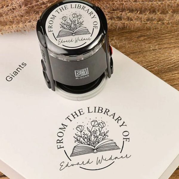 Custom Book Stamp - From The Library Of