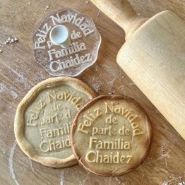 Christmas 3D - Embossing Rolling Pin - customizedgift