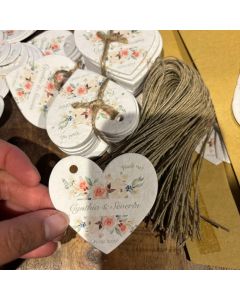 Bulk Plantable Heart shapes Thank you Wedding favour Seed paper